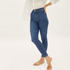 Everlane The Way High Clean Front Skinny Jean Blue Women Size 29